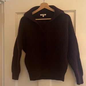 Madewell Waffle Sweater, Size Small